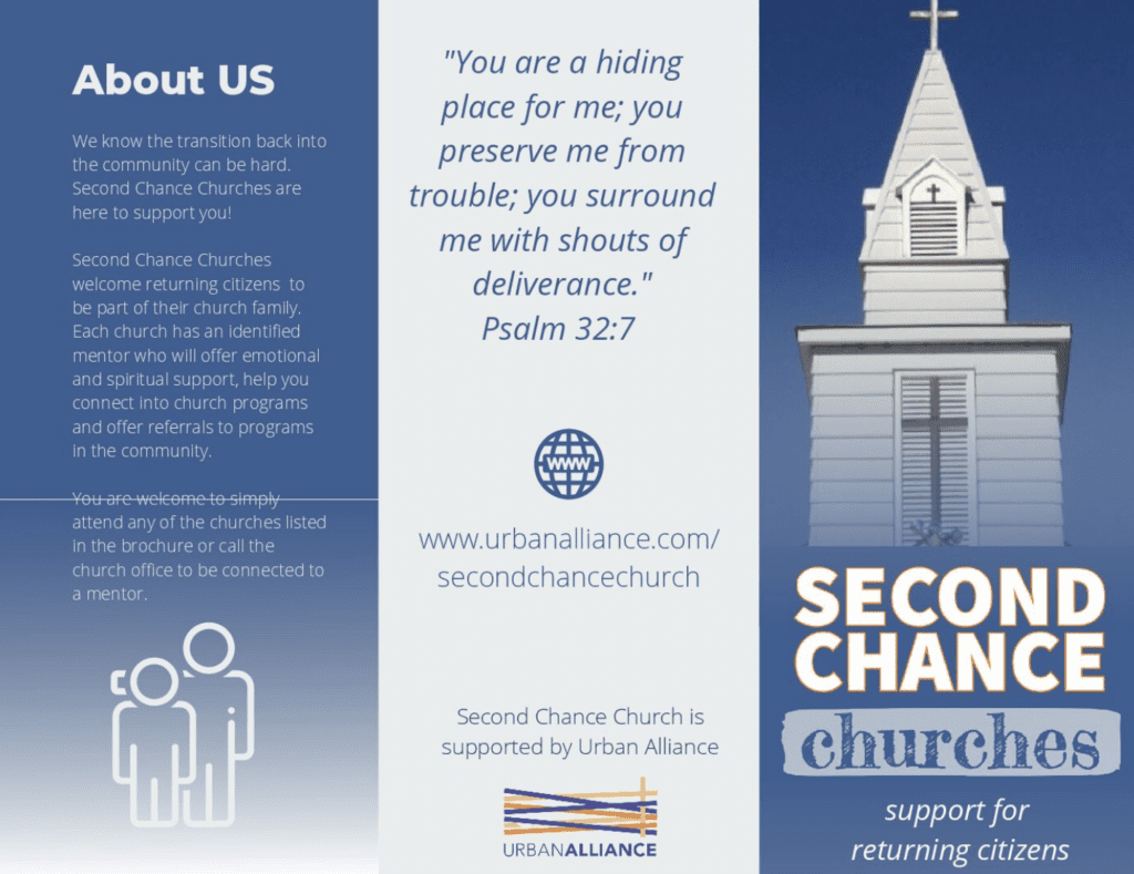 Second Chance Church Brochure